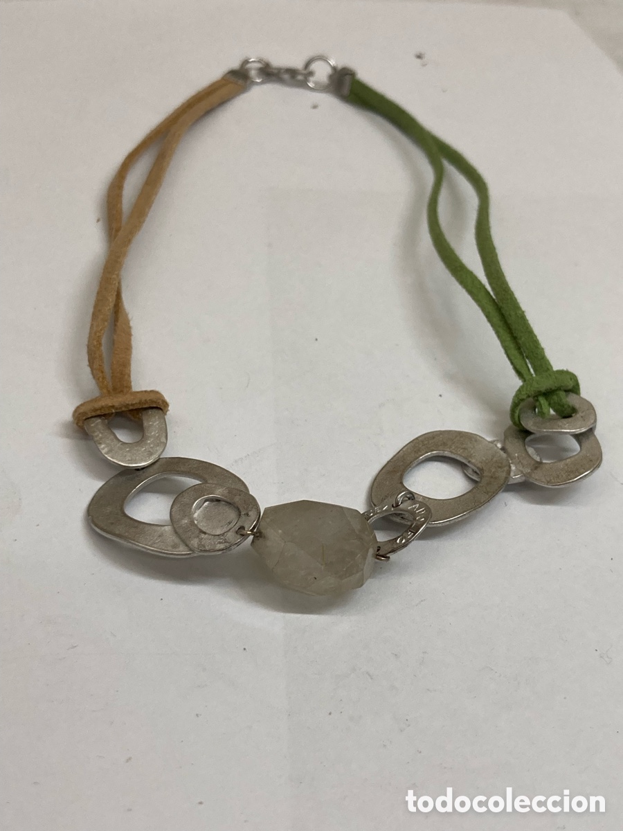 Joyeria: Collar de plata y Cuarzo Adolfo Dom&iacute;nguez /CC149 - Foto 1
