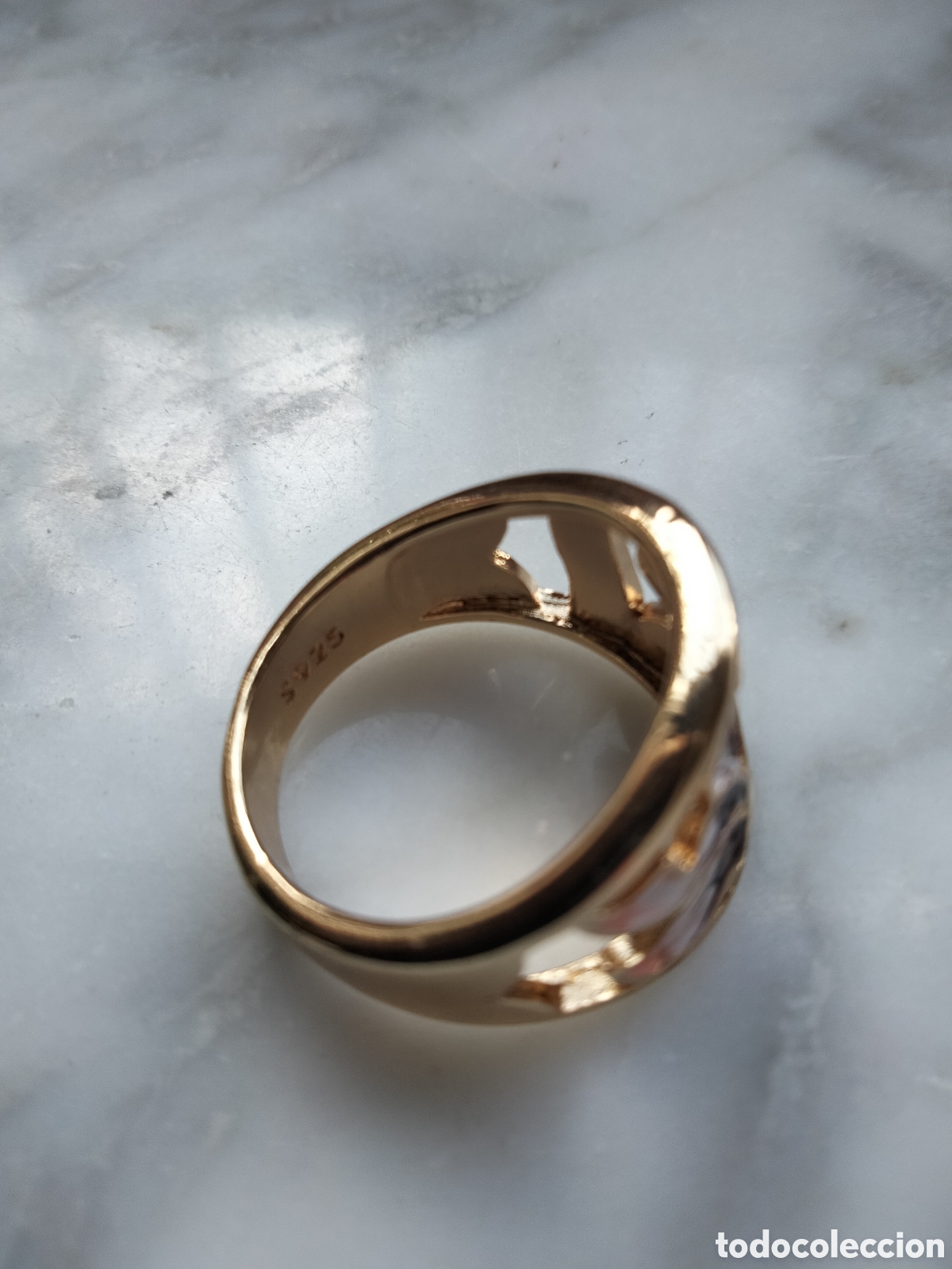 Joyeria: ANILLO CHAPADO EN PLATA FLORES ESMALTADAS - Foto 8
