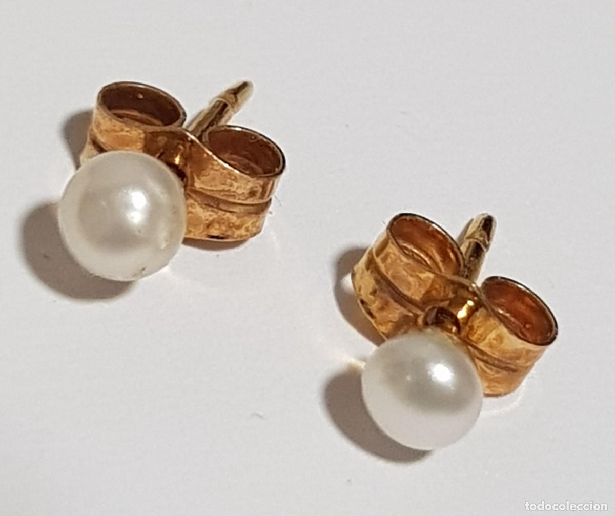 Joyeria: Pendientes de oro 18 quilates con perlas - Foto 3