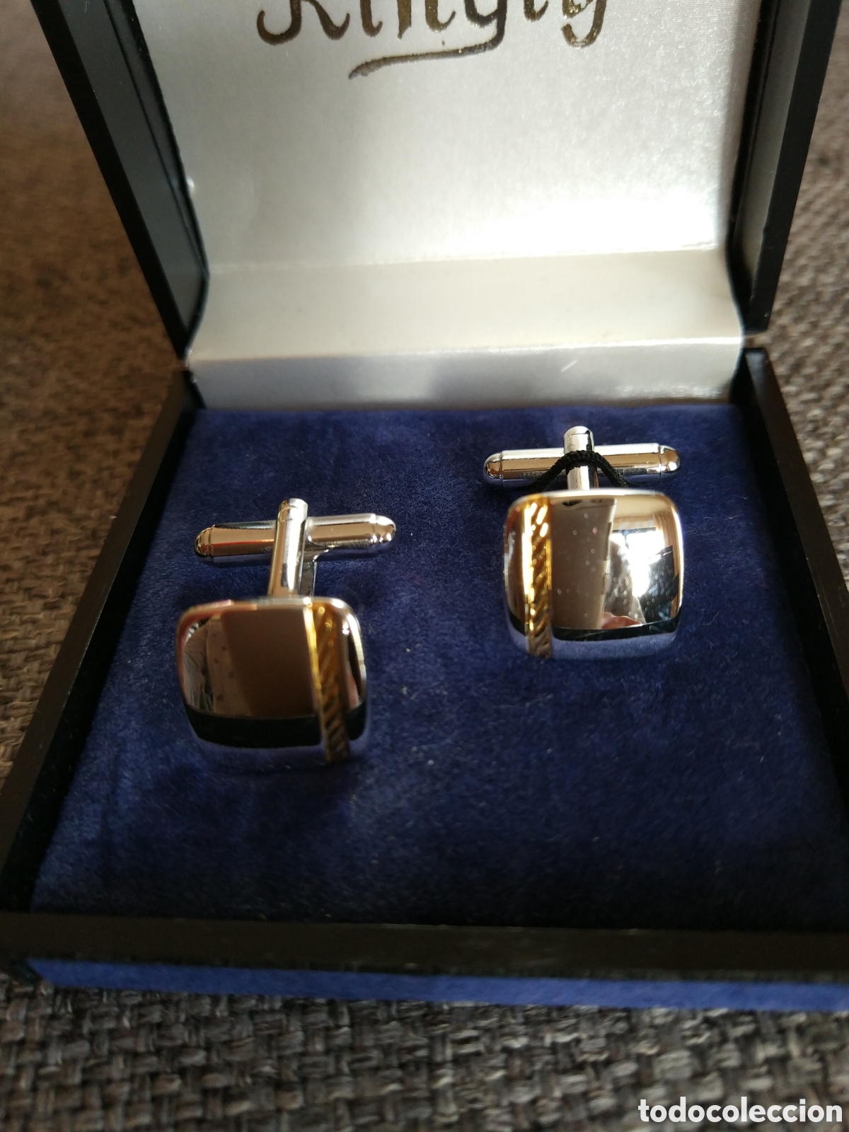 Joyeria: Gemelos Kingly con caja original. - Foto 1