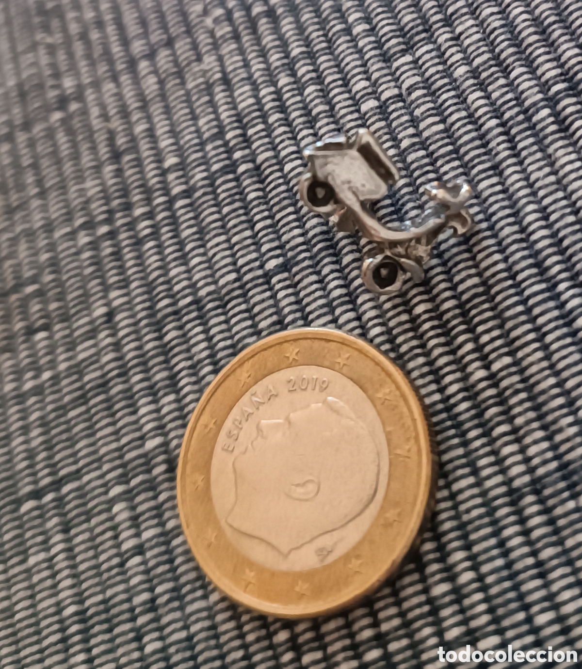Joyeria: PENDIENTE en forma de MOTO VESPA con cierre, de plata. - Foto 5