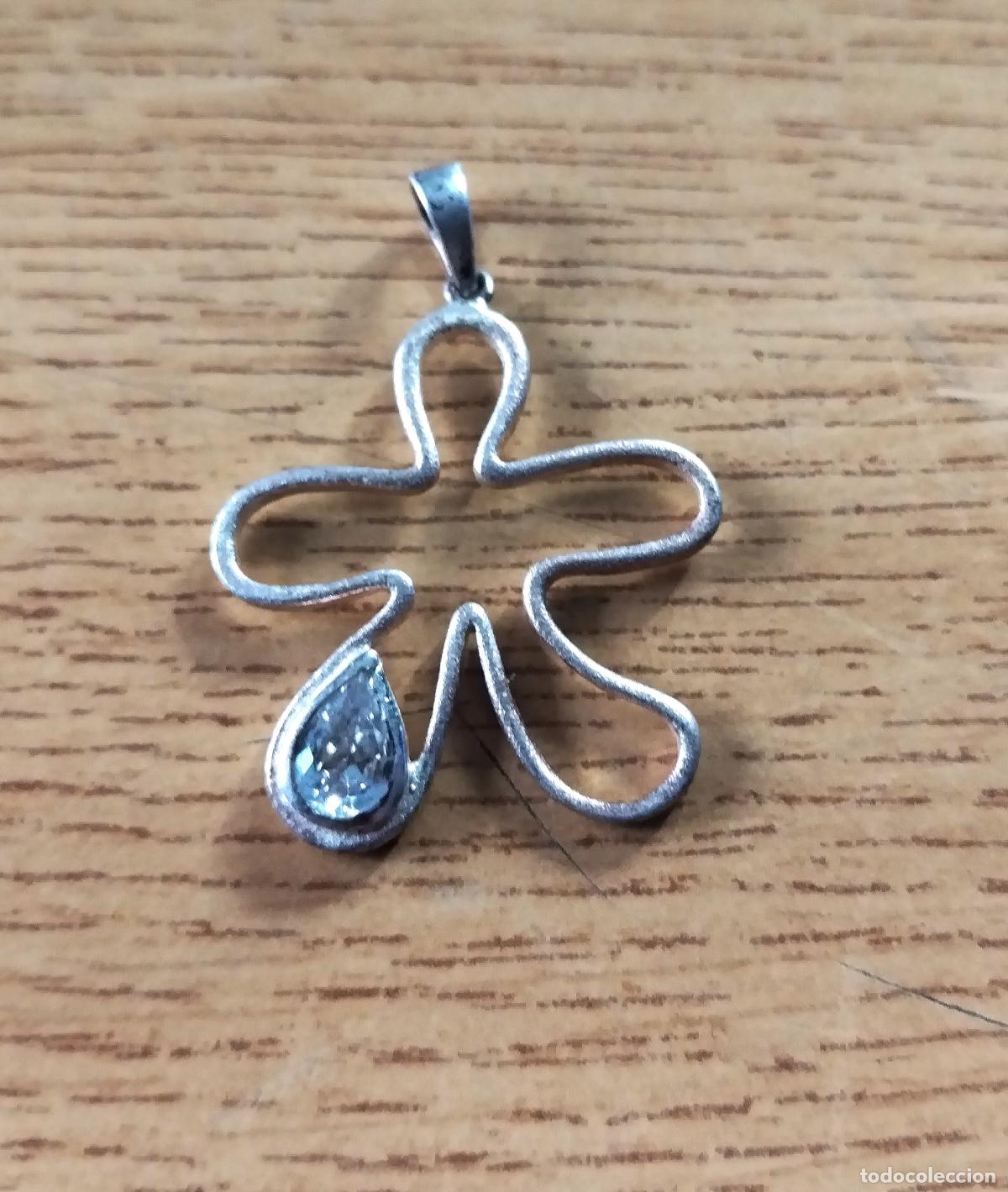 Joyeria: Colgante plata de ley con circonita - Foto 1