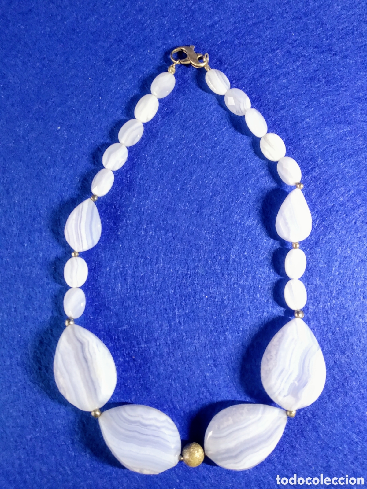 Joyeria: COLLAR PIEDRA NATURAL CON CIERRE DE PLATA - Foto 1