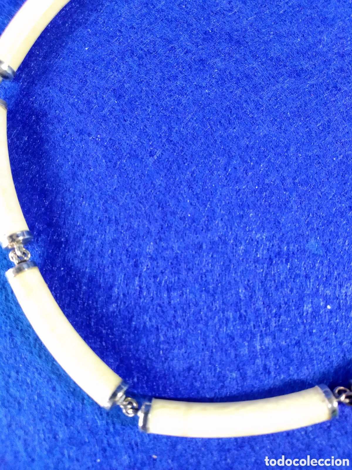 Joyeria: ANTIGUA GARGANTILLA DE MARFIL - Foto 6