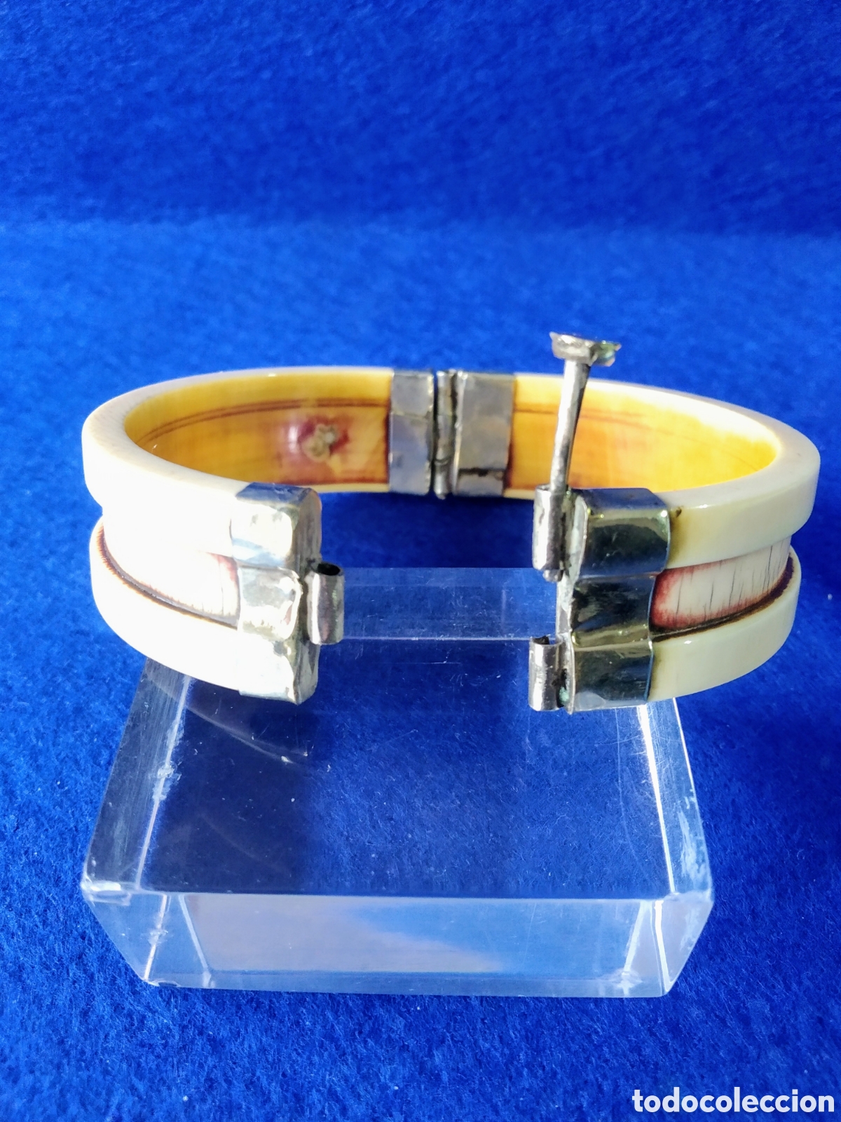 Joyeria: ANTIGUO BRAZALETE DE MARFIL - Foto 2