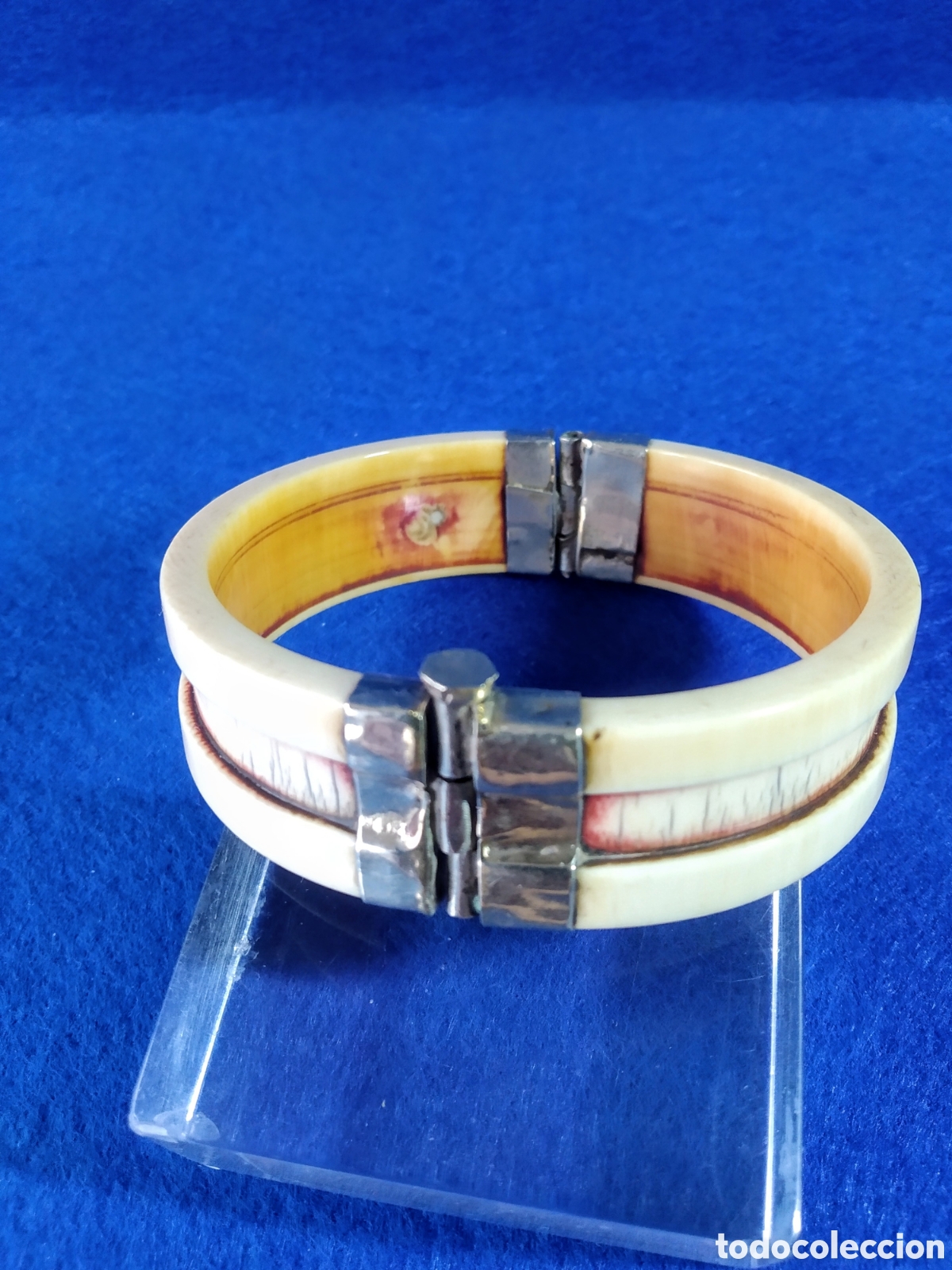 Joyeria: ANTIGUO BRAZALETE DE MARFIL - Foto 4