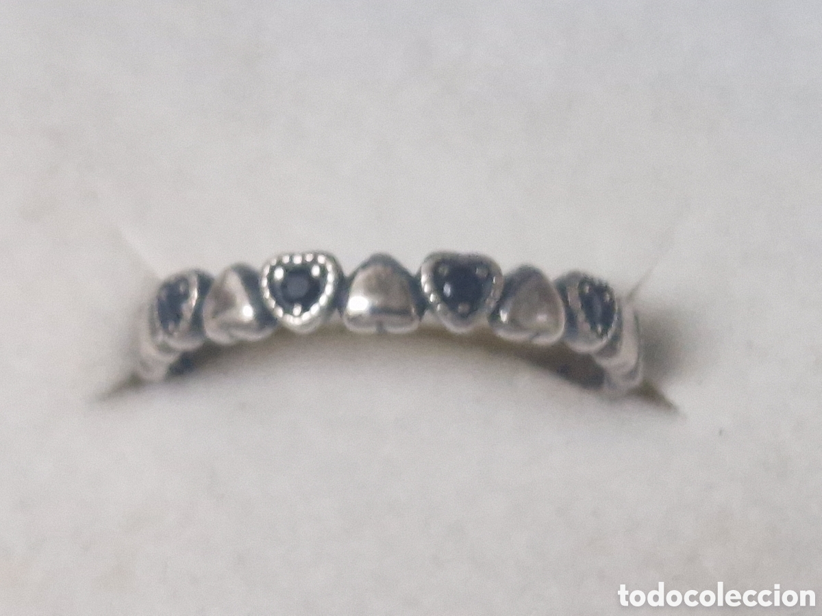 Joyeria: BONITO ANILLO DE CORAZONES Y OUEDRAS AZULES - Foto 5