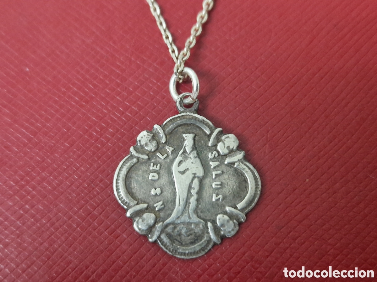 Joyeria: VIRGEN N.S DE SALUS CON CADENA EN PLATA DE LEY - Foto 7
