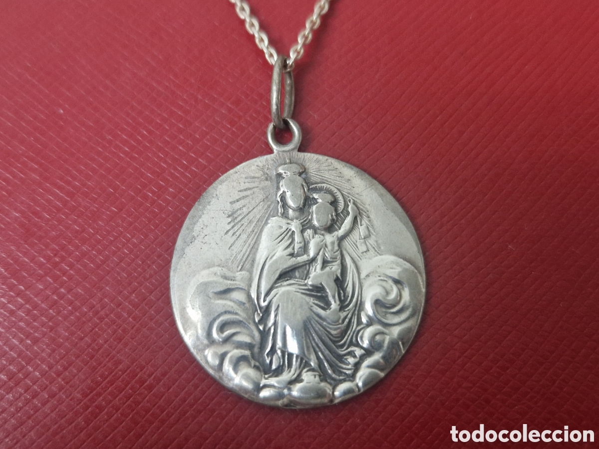 Joyeria: MEDALLA Y CADENA EN PLATA DE LEY - Foto 1