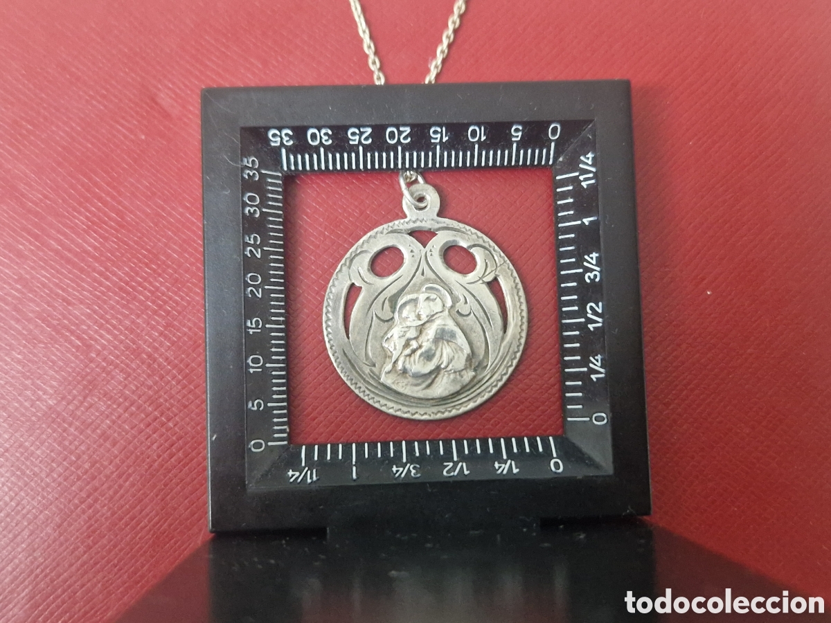 Joyeria: MEDALLA DE SAN JOSE CON CADENA EN PLATA DE LEY - Foto 2