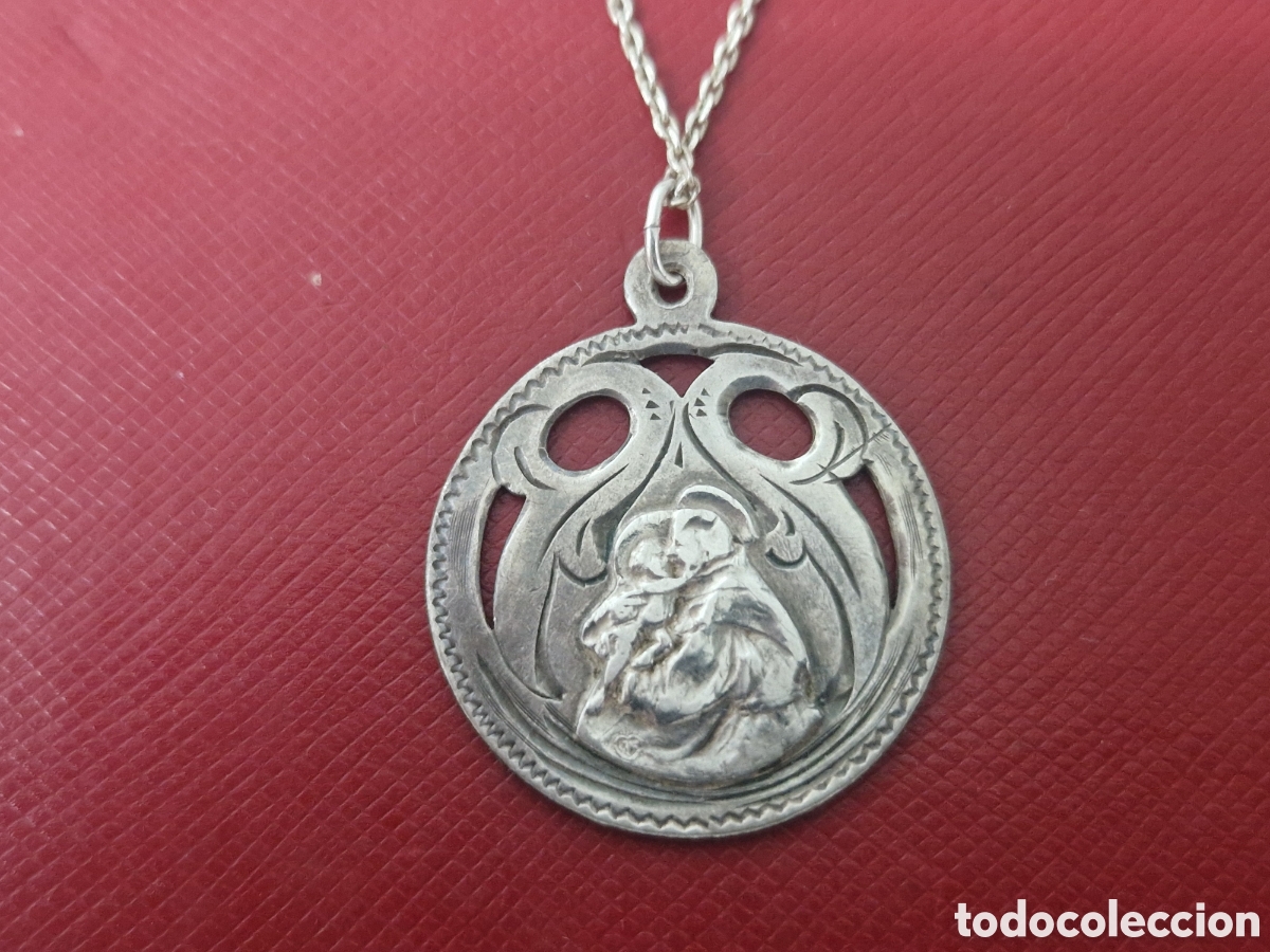 Joyeria: MEDALLA DE SAN JOSE CON CADENA EN PLATA DE LEY - Foto 1