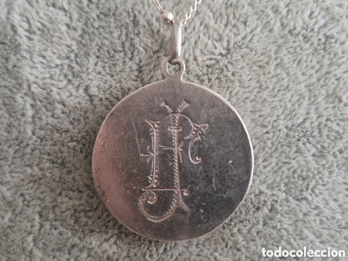 Joyeria: MEDALLA MACIZA DE VIRGEN EN PLATA COM CADENA - Foto 5