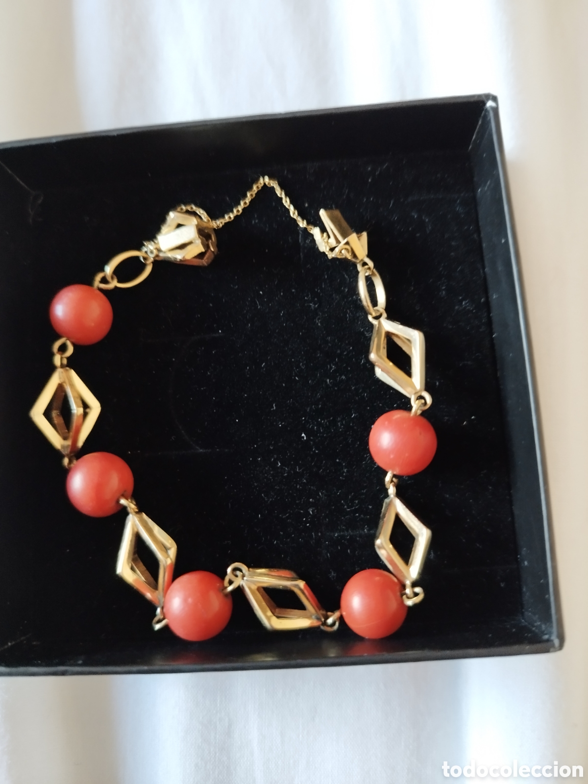 Joyeria: Pulsera oro y coral vintage - Foto 1