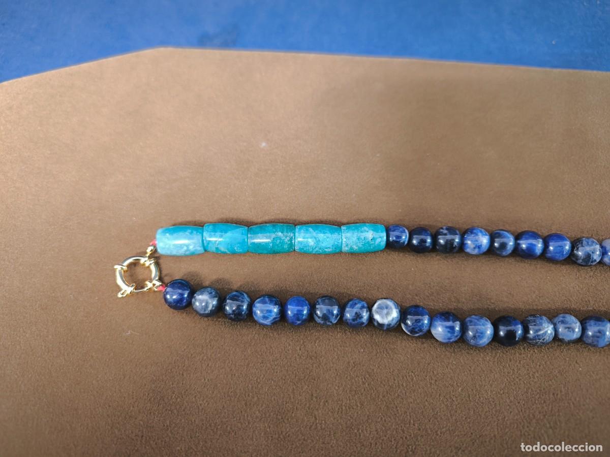 Joyeria: COLLAR EN CUENTAS DE SODALITA Y JADE - Foto 4
