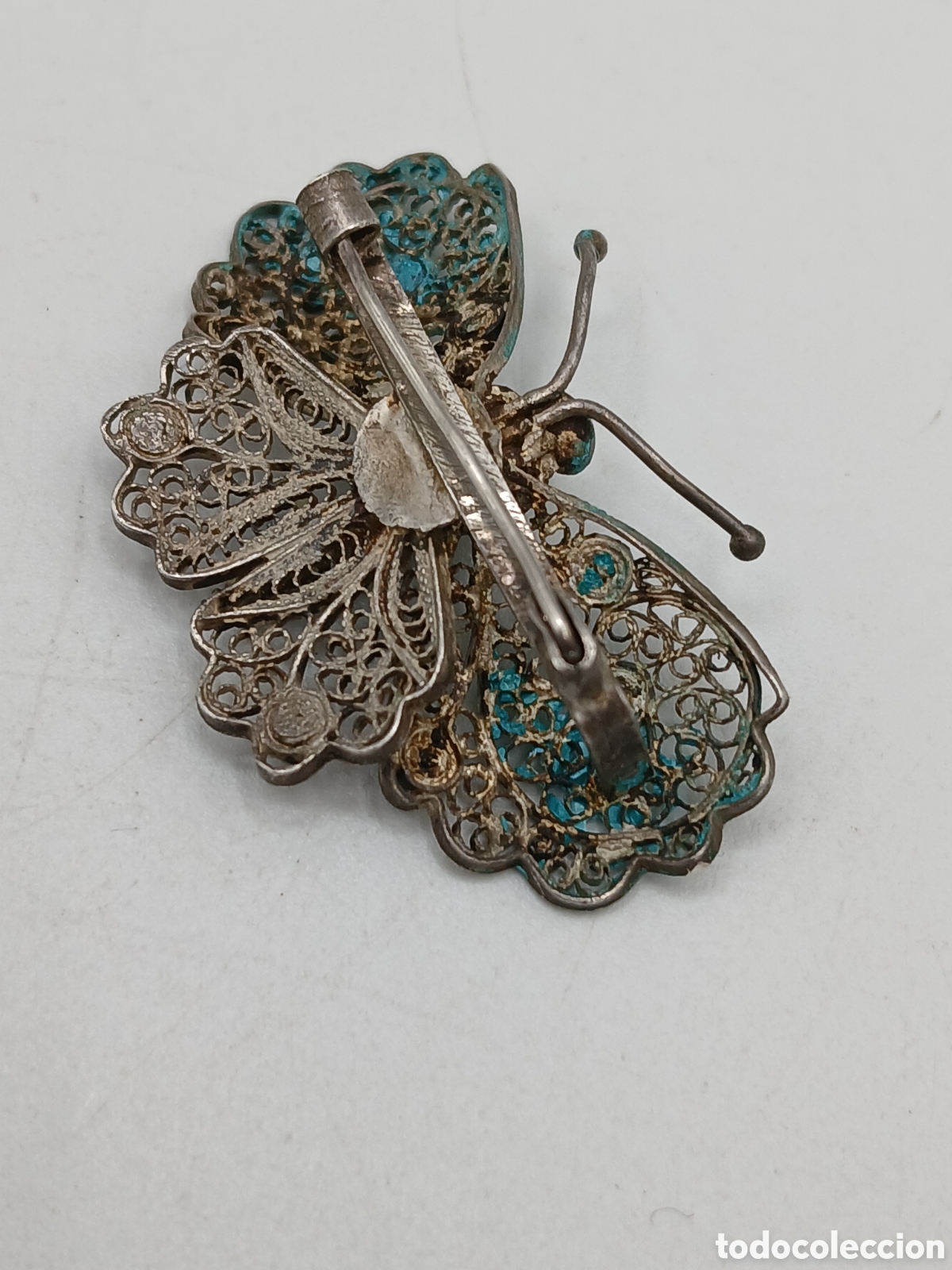 Joyeria: Broche plata filigrana y esmalte - Foto 4