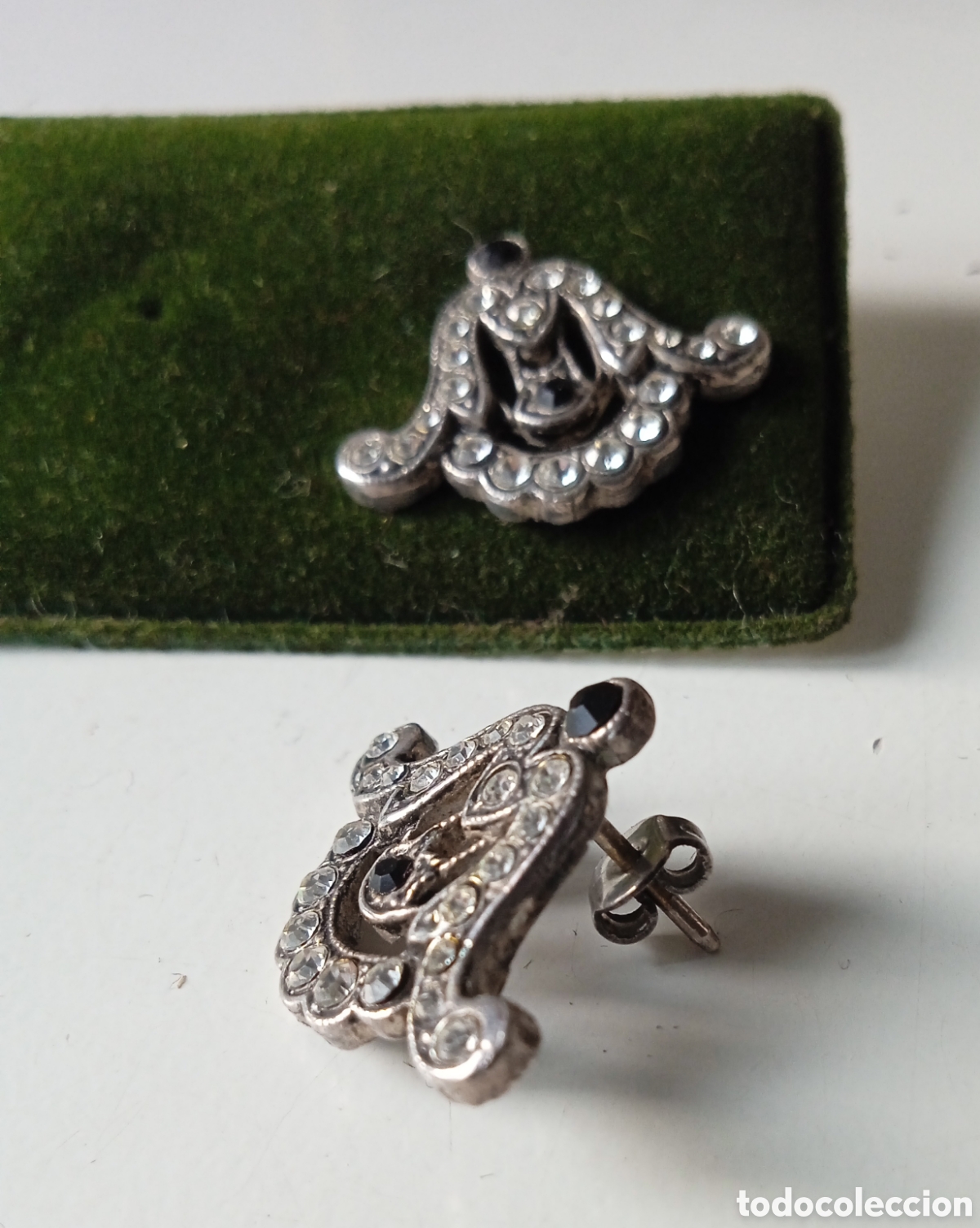 Joyeria: Pentientes de Plata de Ley con pedrer&iacute;a - Foto 2