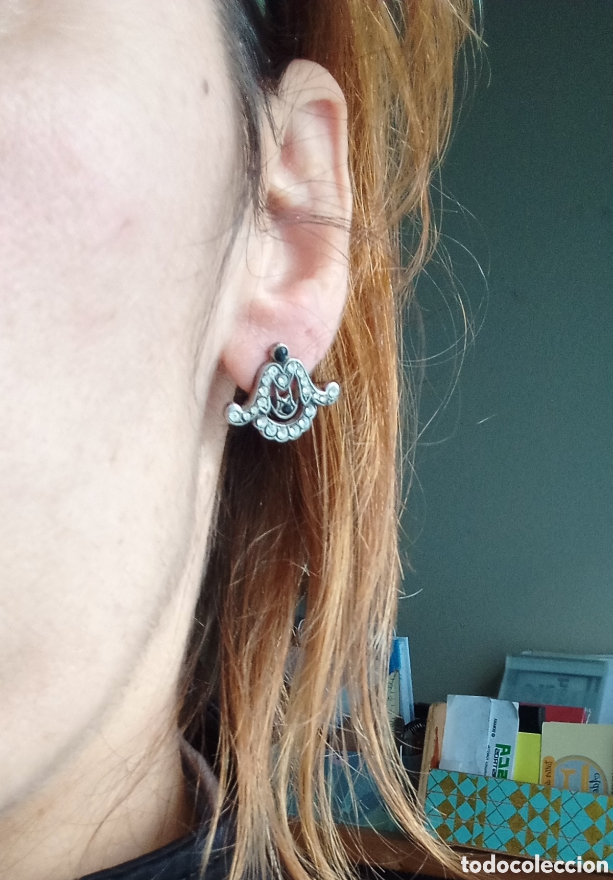 Joyeria: Pentientes de Plata de Ley con pedrer&iacute;a - Foto 3