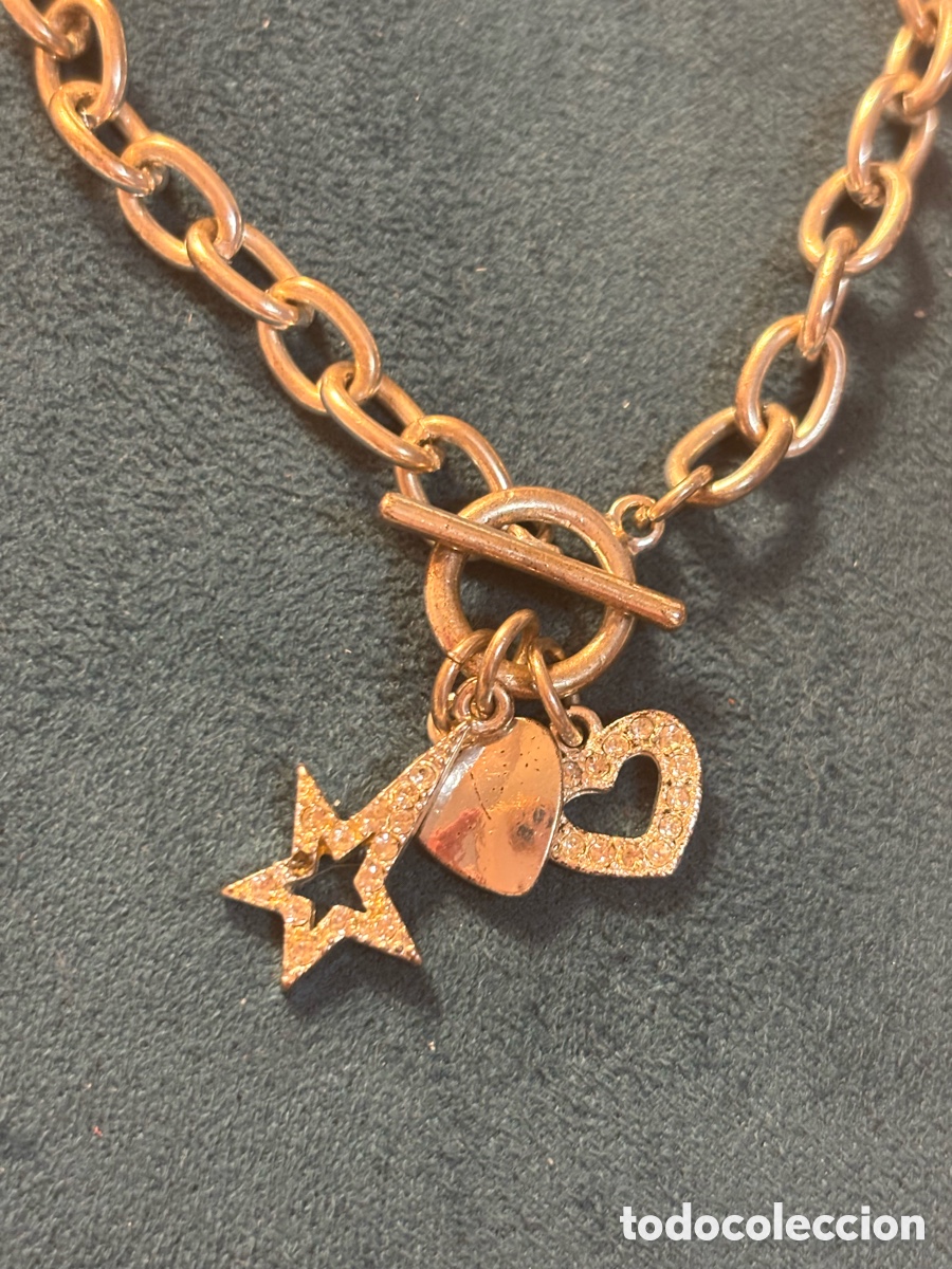 Joyeria: Gargantilla de metal plateado - Foto 1