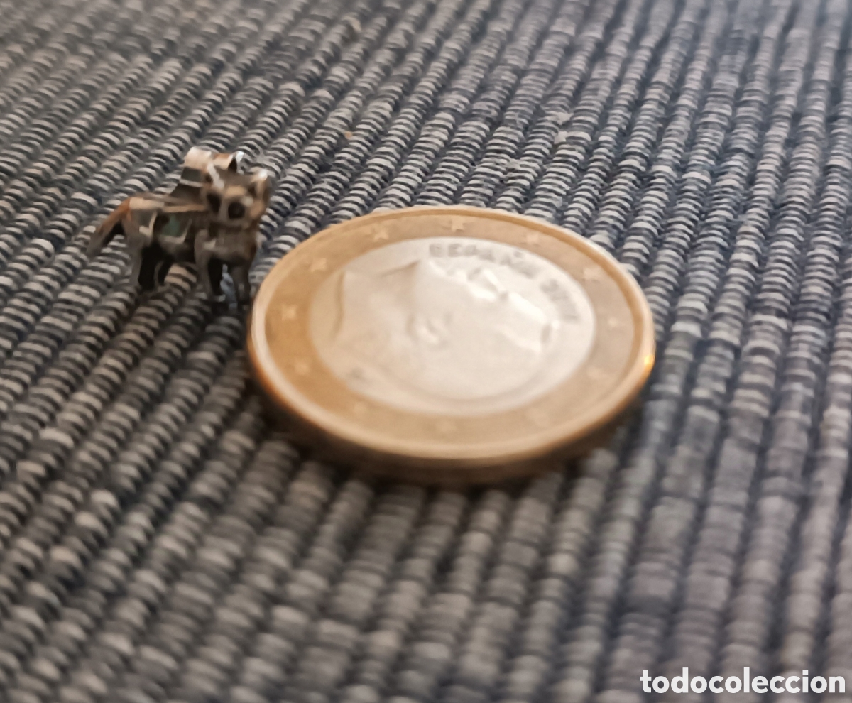 Joyeria: PENDIENTE en forma de PERRO, en plata. - Foto 3