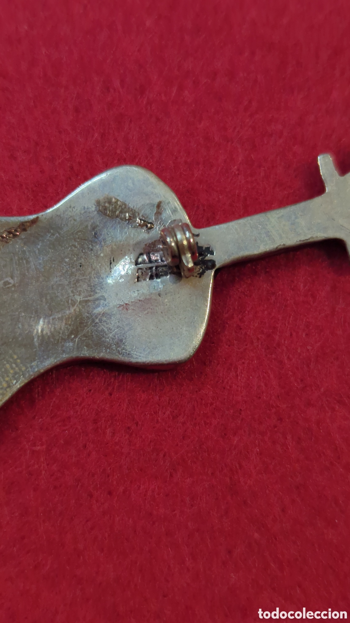 Joyeria: Broche de guitarra en plata y n&aacute;car. REF-7294 - Foto 4