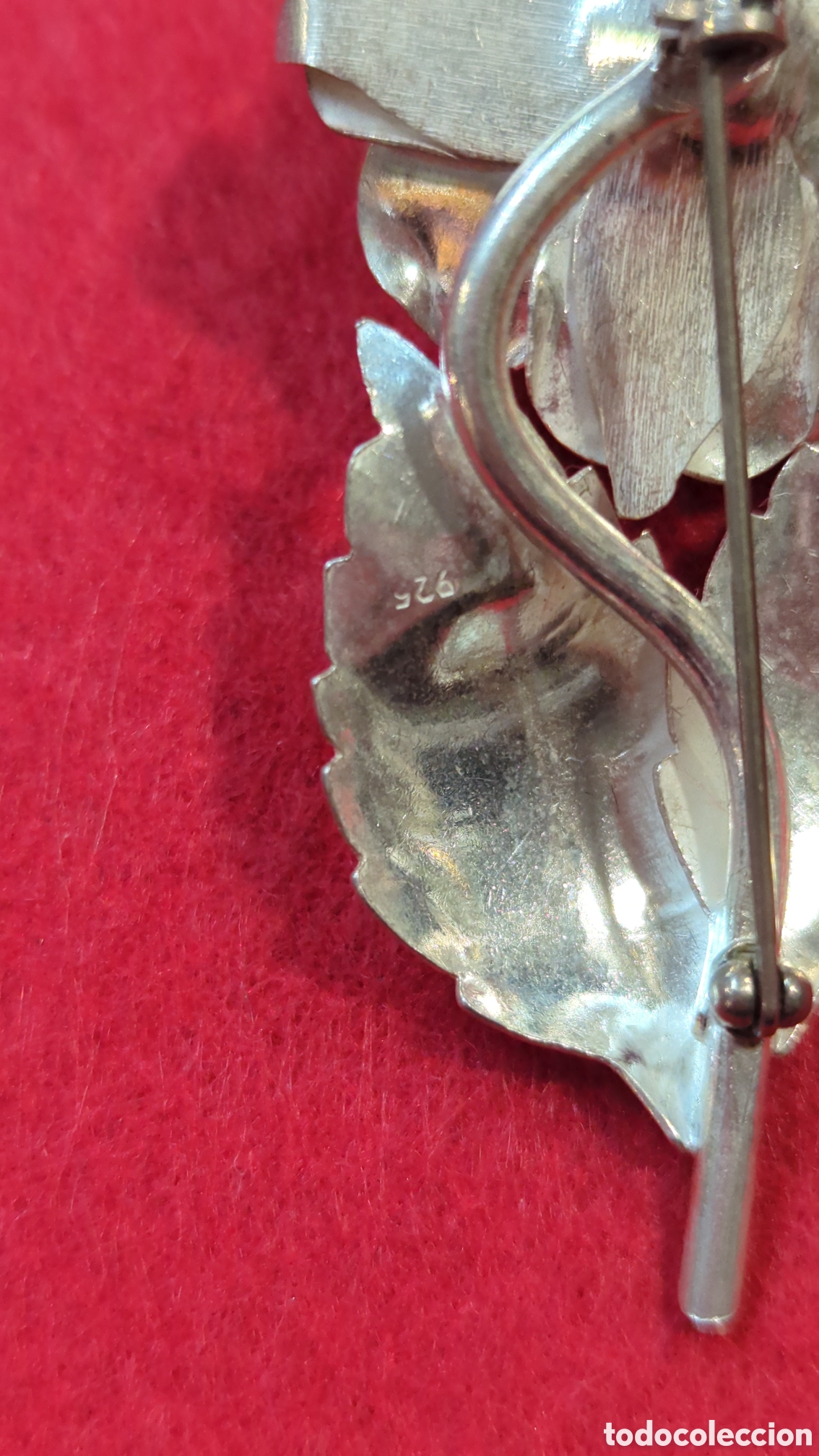 Joyeria: Espectacular broche rosa de plata. REF-5434 - Foto 3
