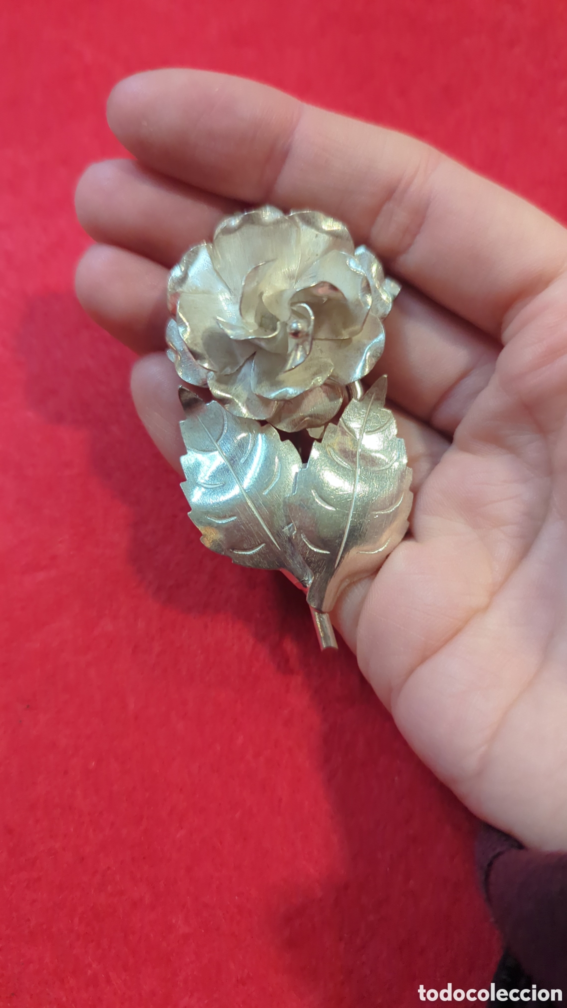 Joyeria: Espectacular broche rosa de plata. REF-5434 - Foto 4