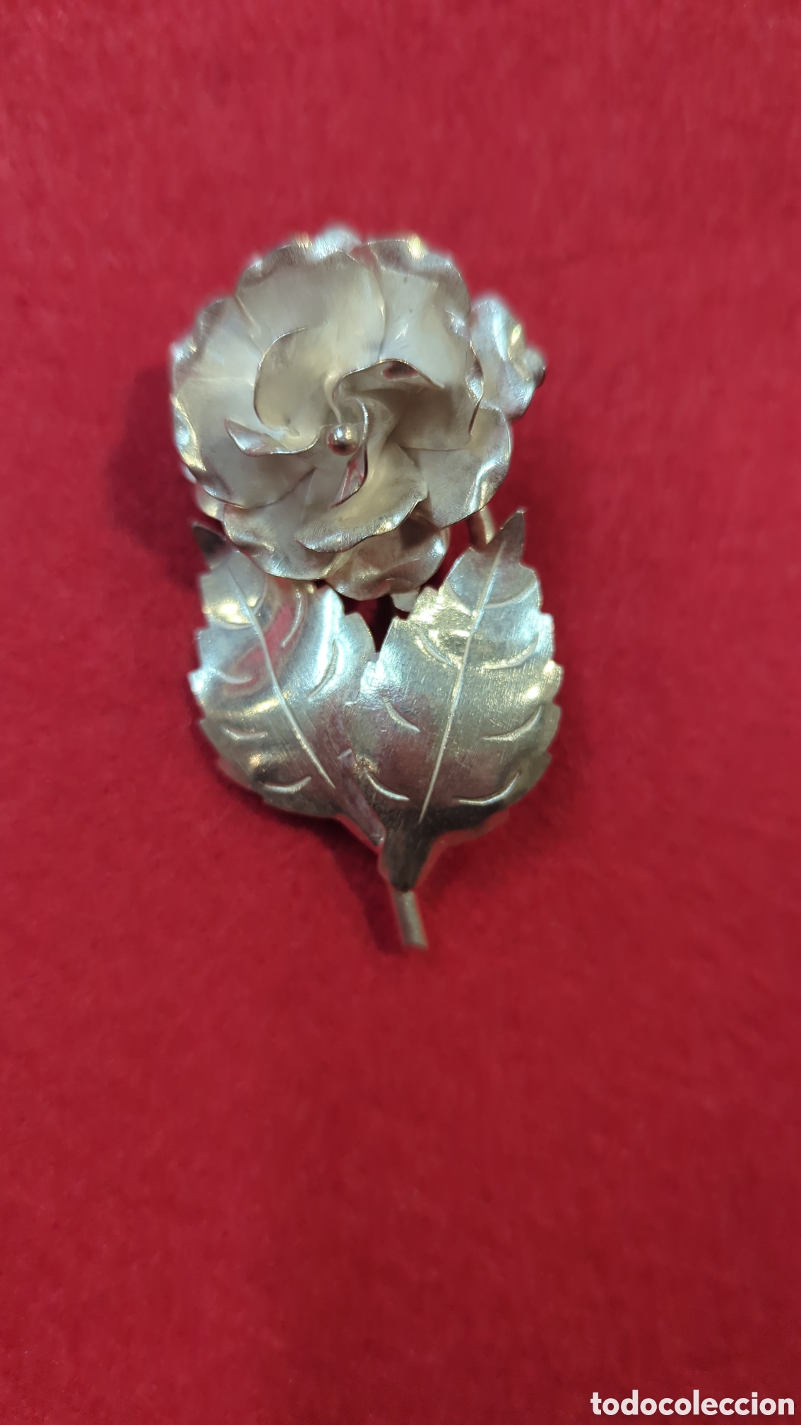 Joyeria: Espectacular broche rosa de plata. REF-5434 - Foto 1