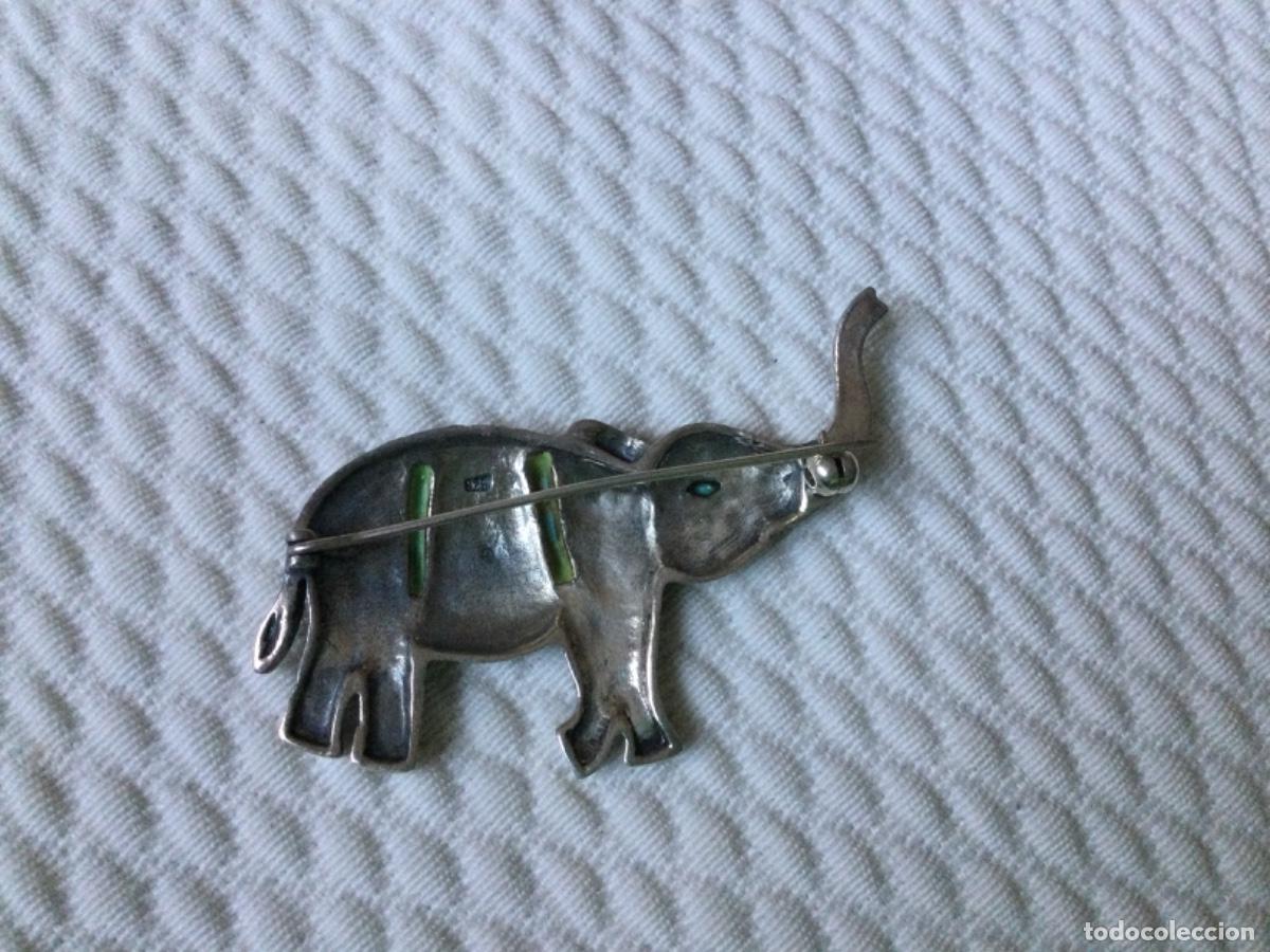 Joyeria: Broche de plata con piedras azules - Foto 3