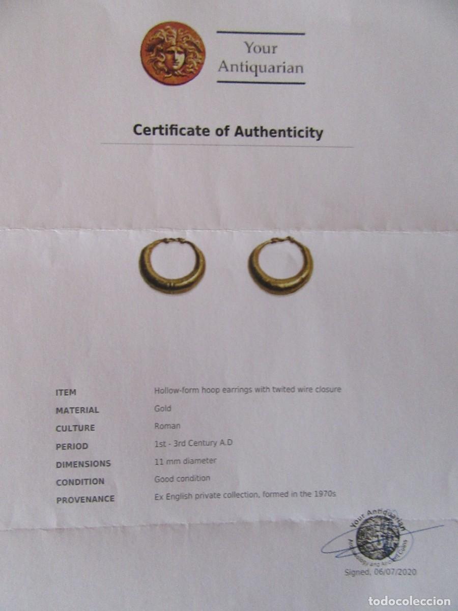 Joyeria: Roma. Pendientes de oro - Foto 2