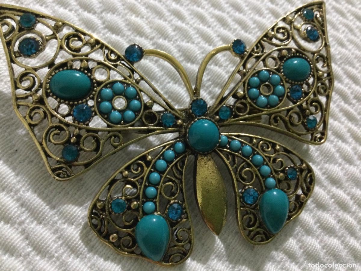 Joyeria: Bonito broche con piedras azules - Foto 2