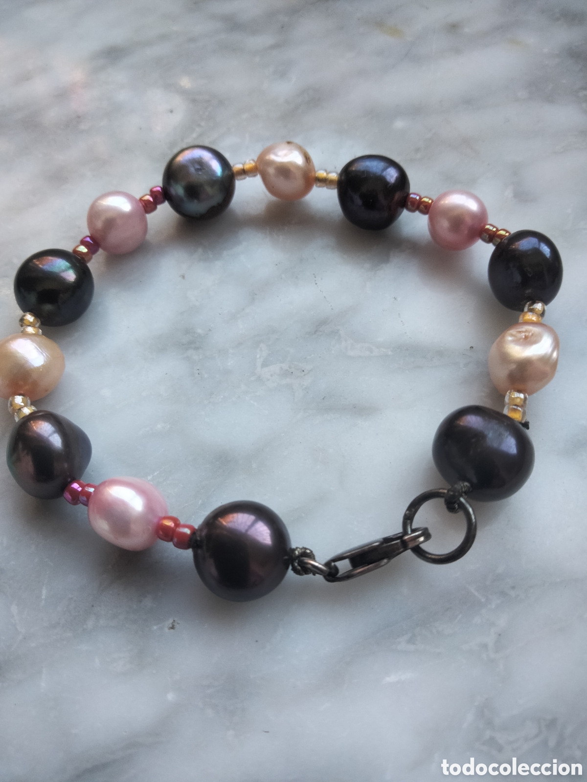 Joyeria: Fina pulsera de perlas cultivadas - Foto 4