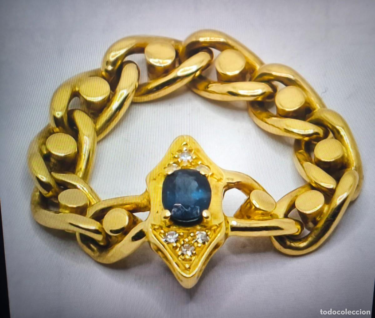 Joyeria: Anillo de oro y Zafiro con Diamantes - Foto 1
