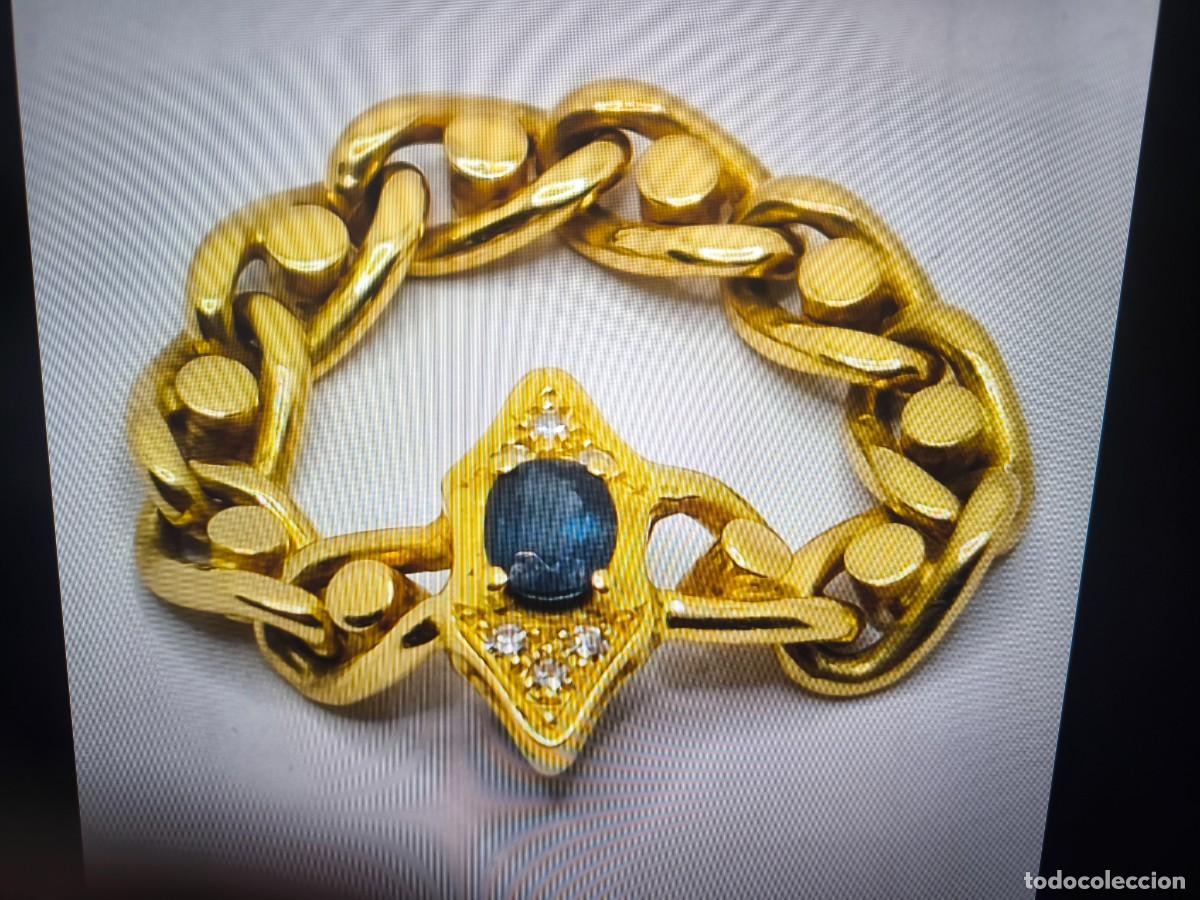Joyeria: Anillo de oro y Zafiro con Diamantes - Foto 6