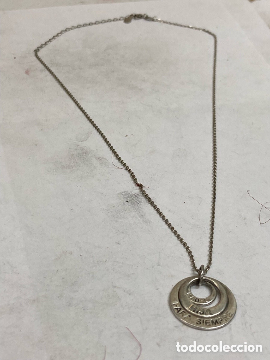 Joyeria: Cadena y colgante de plata CC183 - Foto 1