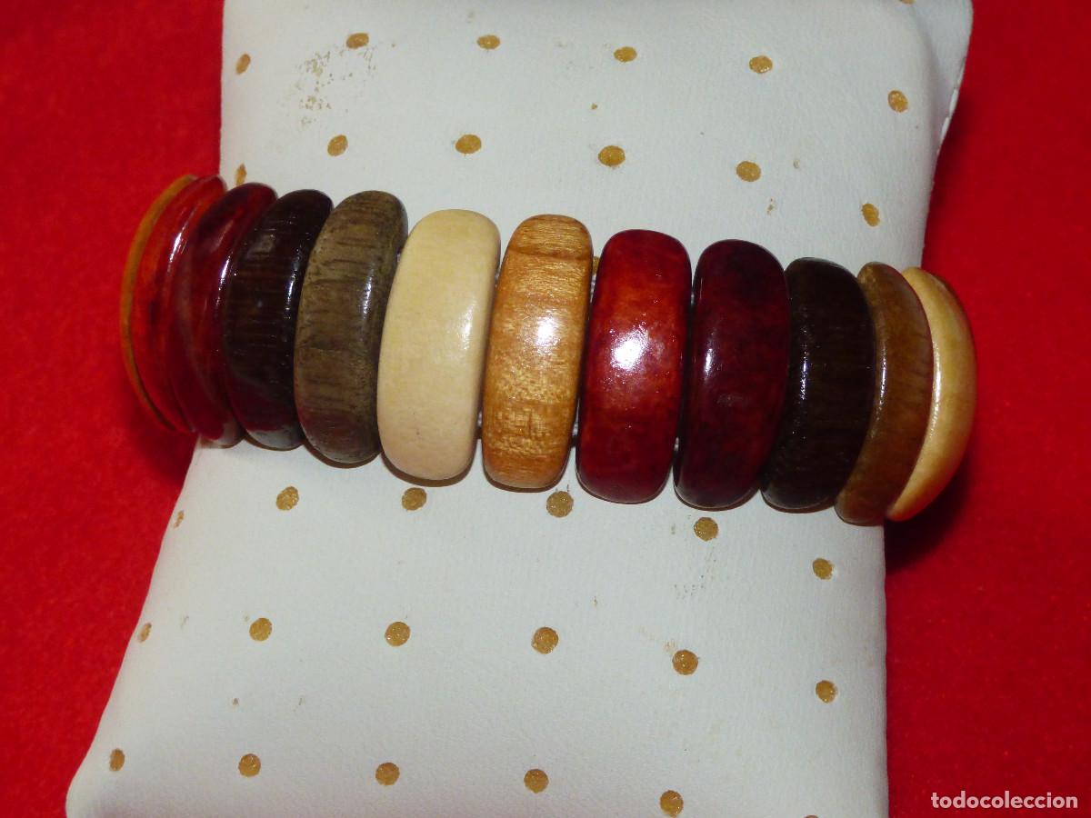 Joyeria: Pulsera de madera.Artesania de Rusia. - Foto 1
