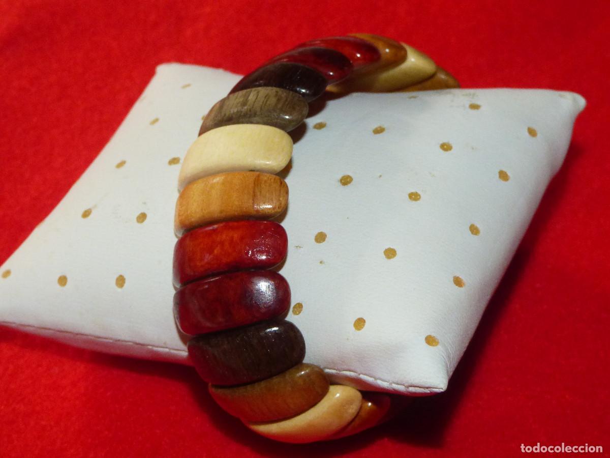 Joyeria: Pulsera de madera.Artesania de Rusia. - Foto 2