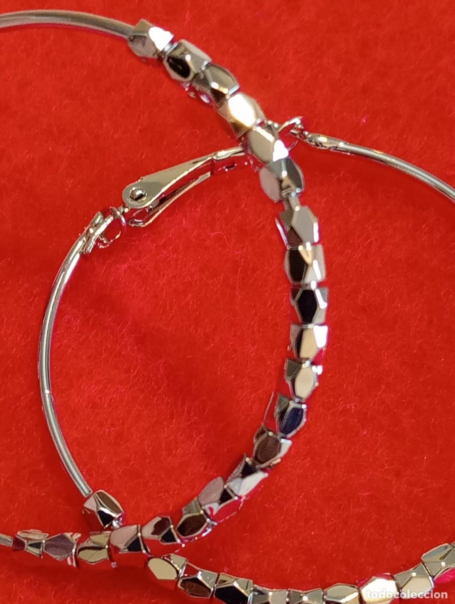 Joyeria: PENDIENTES DE PLATA MACIZA DE LEY (SIN USAR) - Foto 3