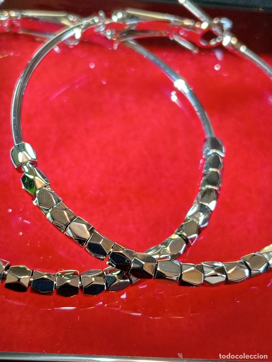 Joyeria: PENDIENTES DE PLATA MACIZA DE LEY (SIN USAR) - Foto 4