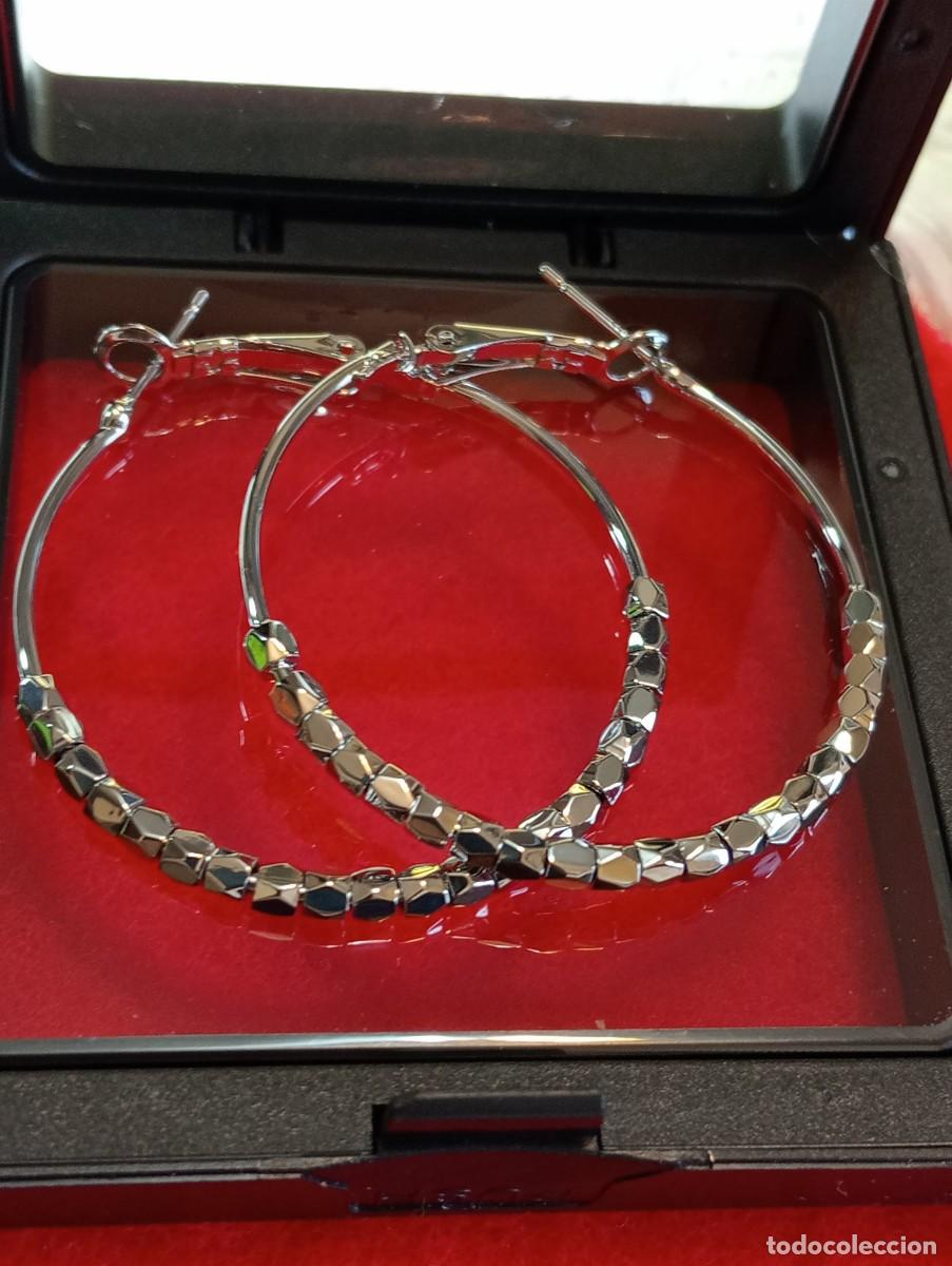 Joyeria: PENDIENTES DE PLATA MACIZA DE LEY (SIN USAR) - Foto 5