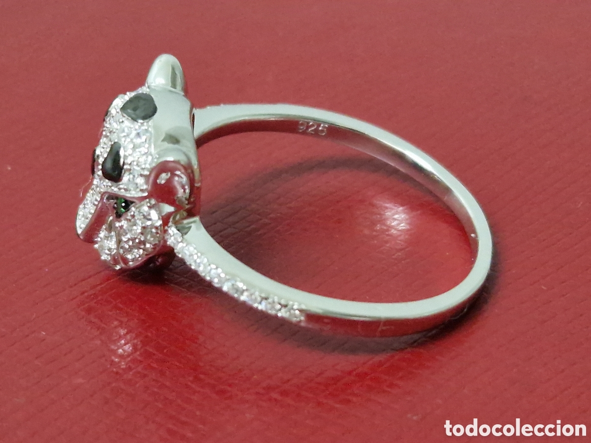 Joyeria: IMPRESIONANTE ANILLO PLATA PANTERA - Foto 3