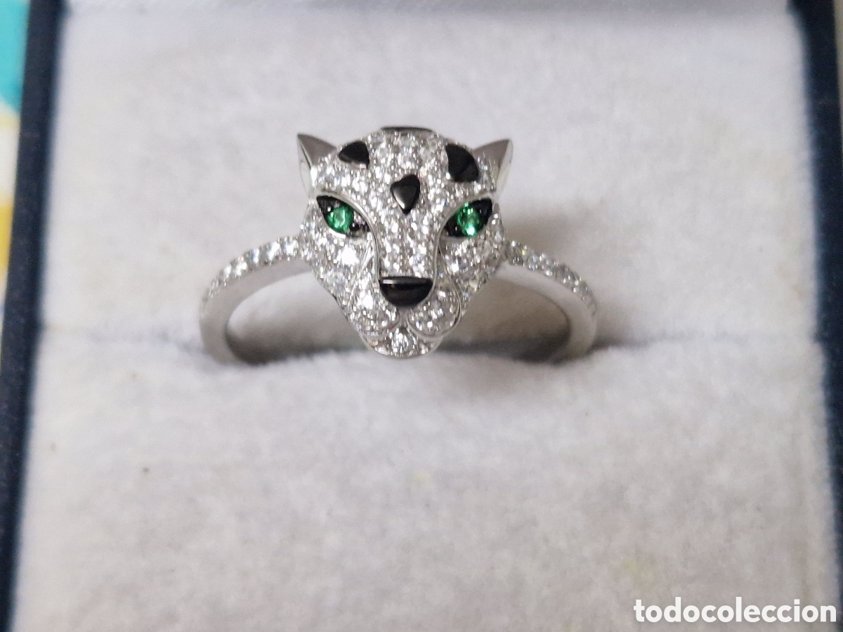 Joyeria: IMPRESIONANTE ANILLO PLATA PANTERA - Foto 5