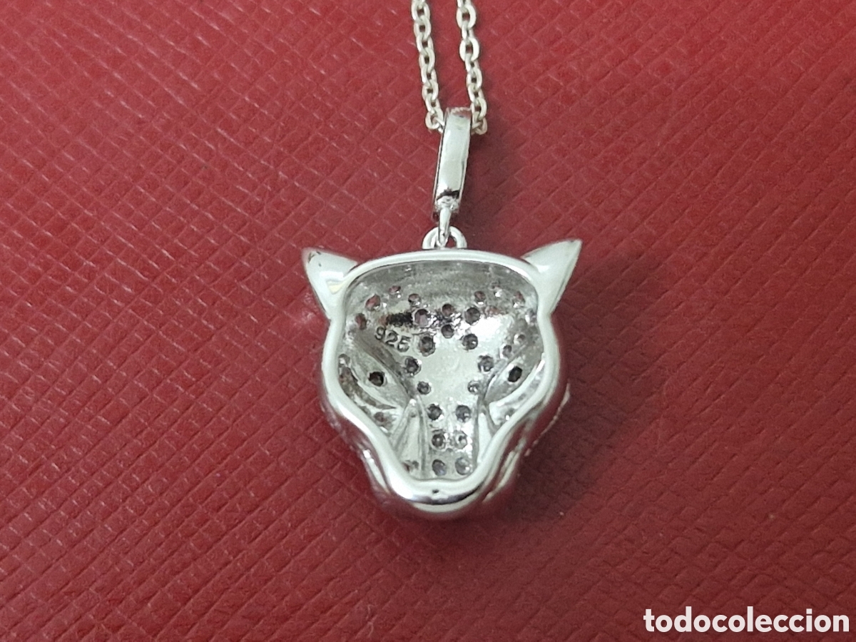 Joyeria: IMPRESIONANTE COLGANTE PANTERA PLATA - Foto 7