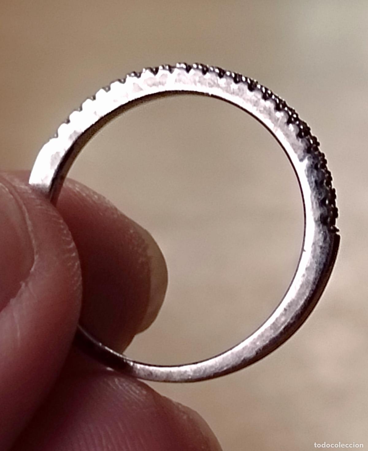 Joyeria: Anillo plata de ley con circonitas. - Foto 4