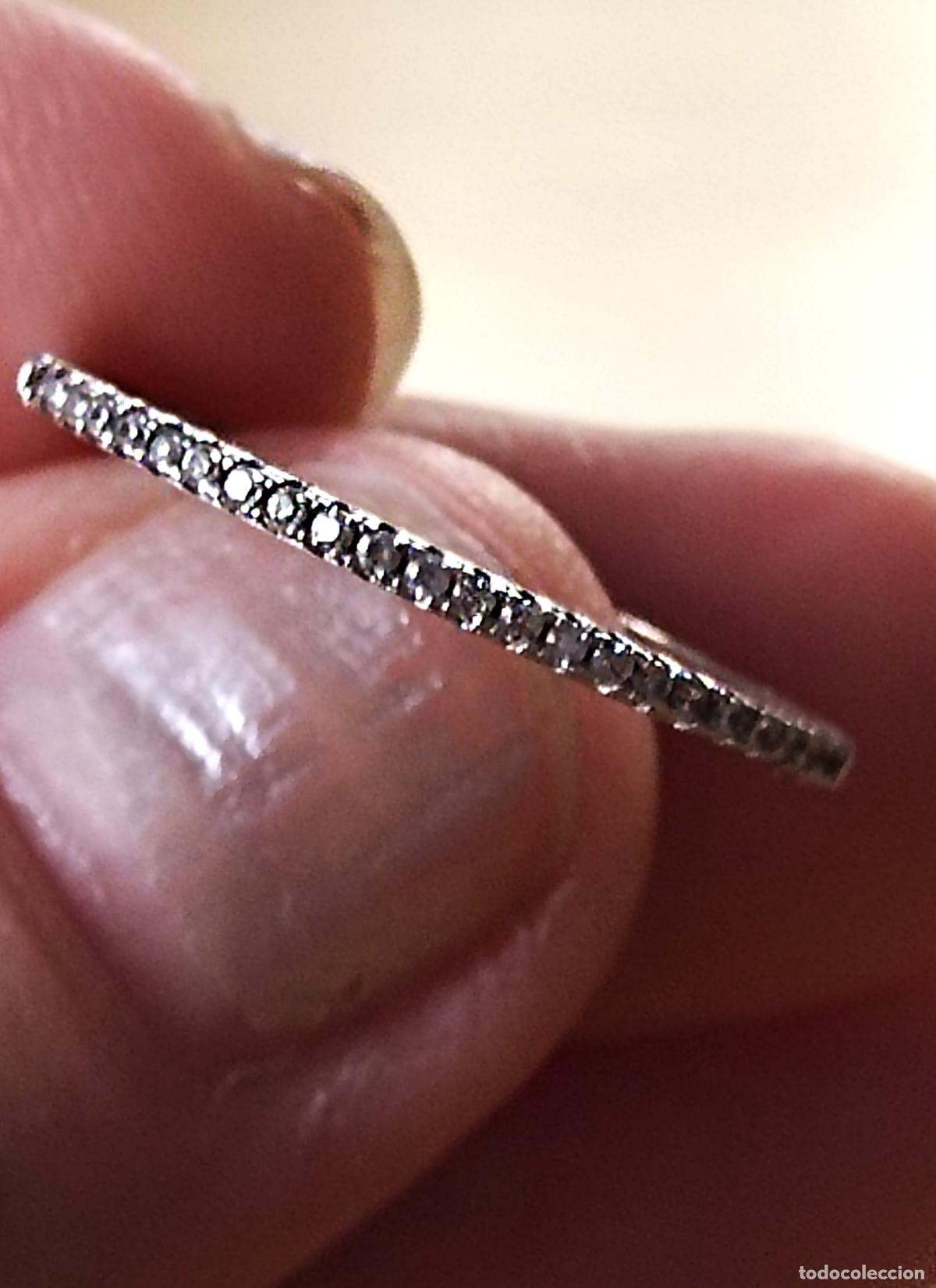 Joyeria: Anillo plata de ley con circonitas. - Foto 1