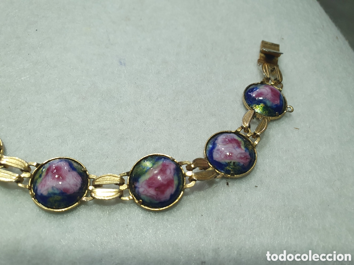 Joyeria: Pulsera en lat&oacute;n y esmalte. (L70) - Foto 2