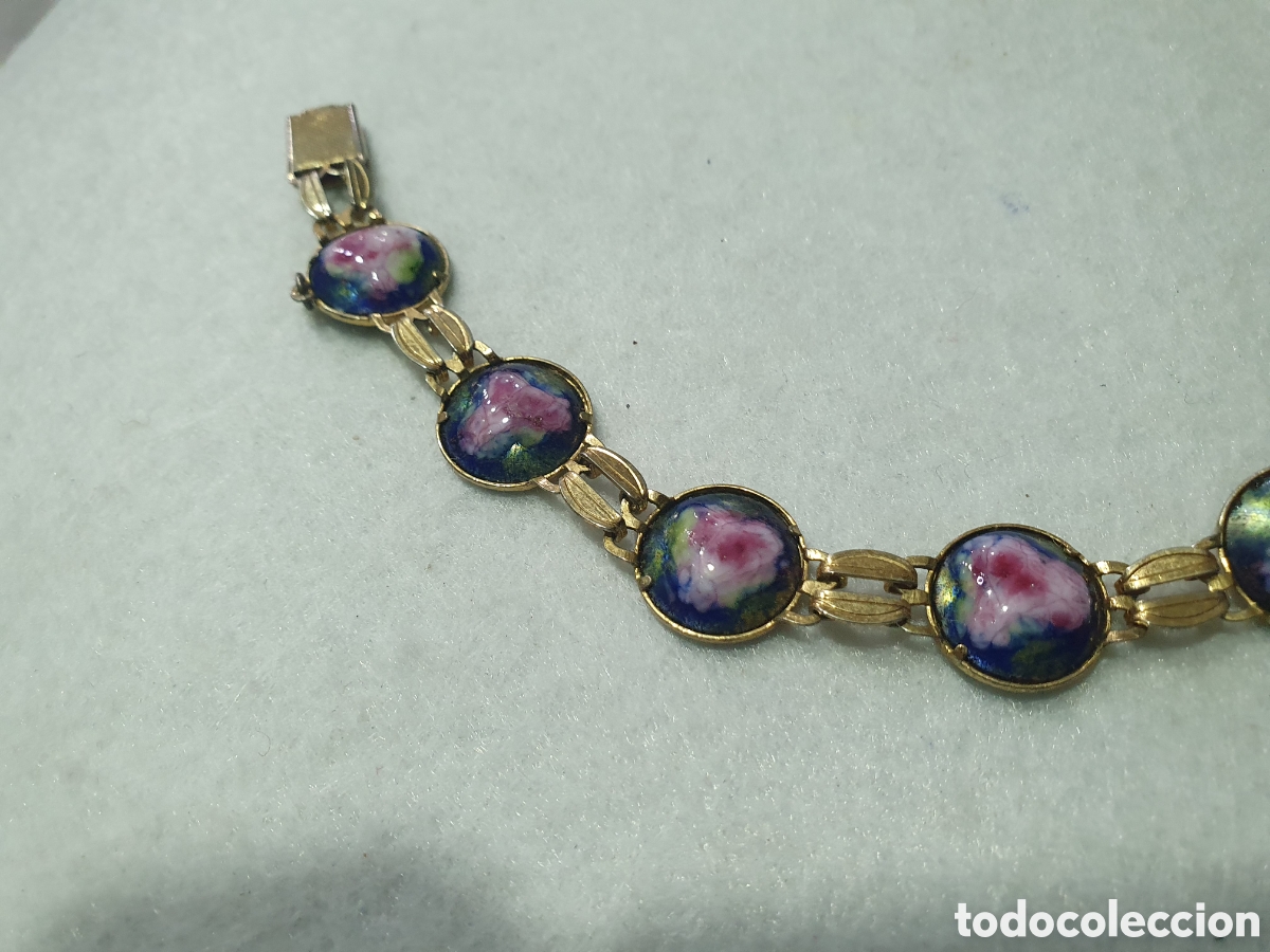 Joyeria: Pulsera en lat&oacute;n y esmalte. (L70) - Foto 3