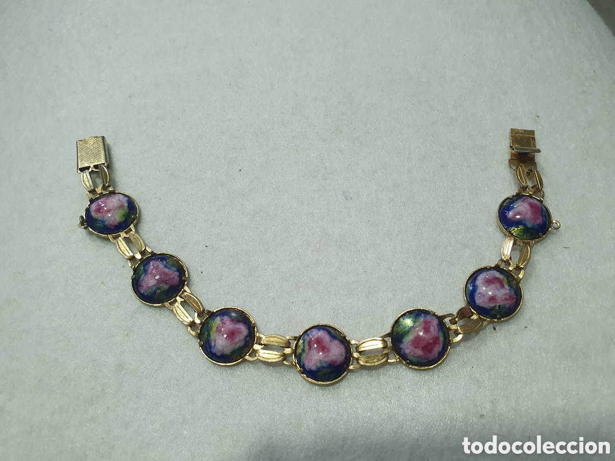 Joyeria: Pulsera en lat&oacute;n y esmalte. (L70) - Foto 1