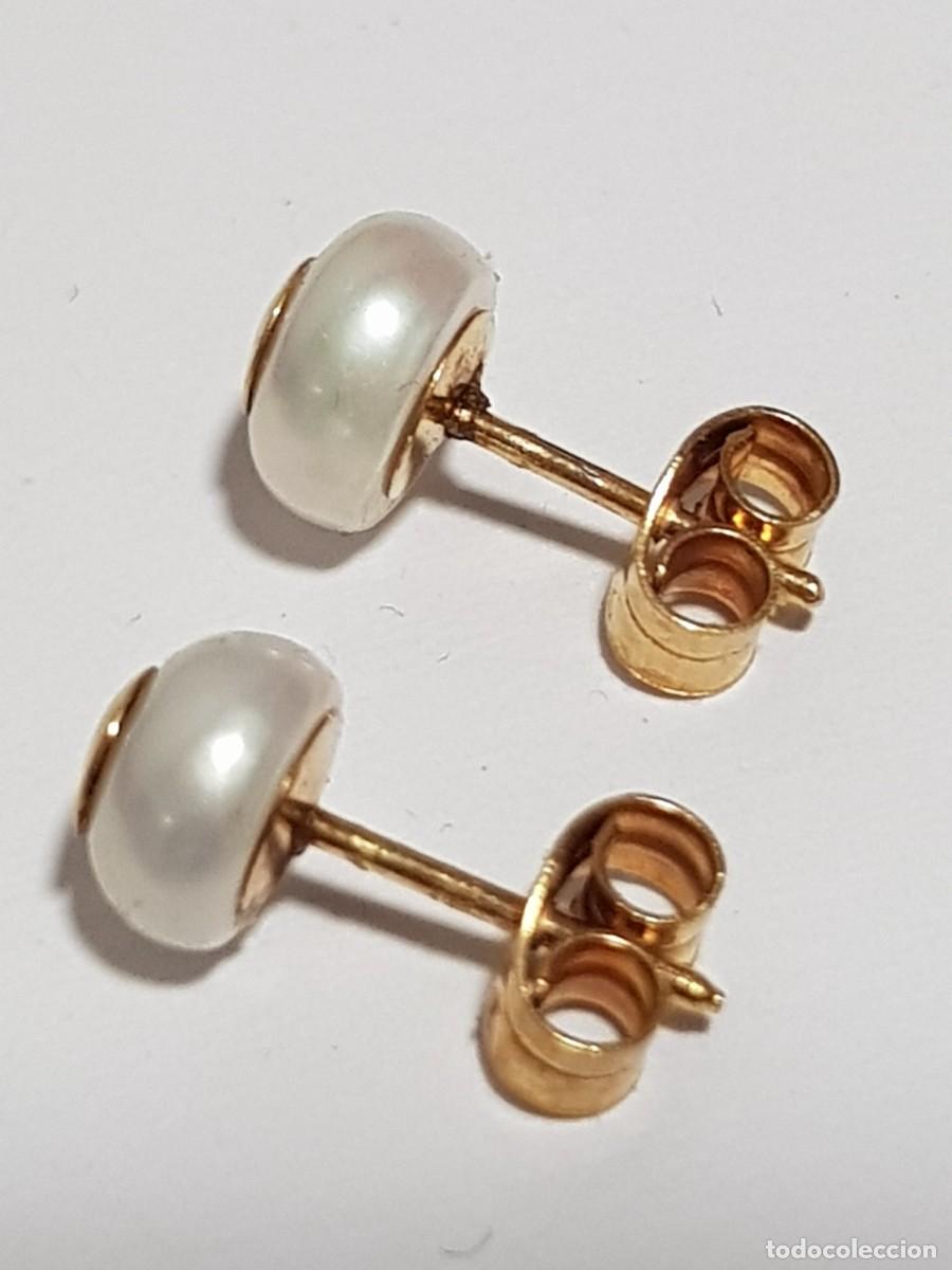 Joyeria: Pendientes de oro 18 quilates con Perlas - Foto 2