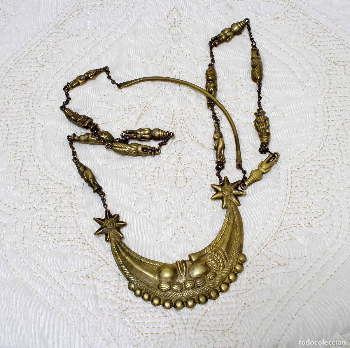 Joyeria: ORIGINAL COLLAR VINTAGE, LUNA Y ESTRELLAS - Foto 1