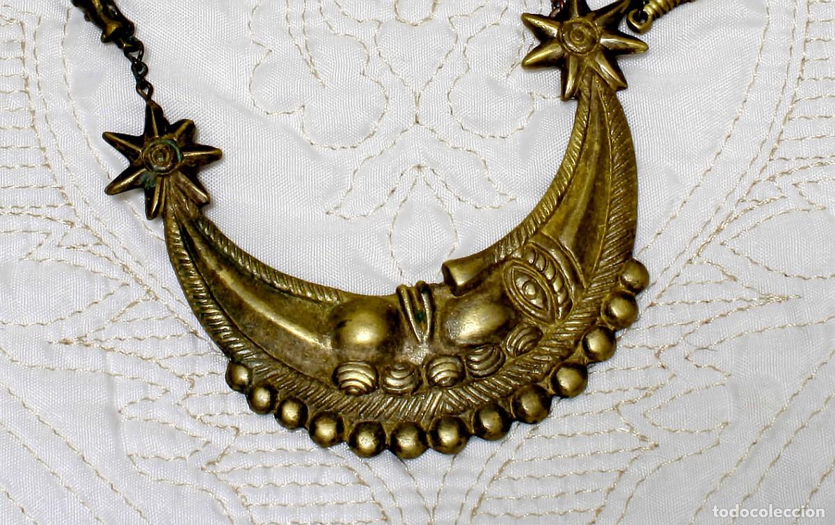 Joyeria: ORIGINAL COLLAR VINTAGE, LUNA Y ESTRELLAS - Foto 2
